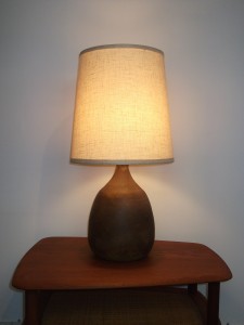 Gorgeous Vintage Studio Ceramic lamp by Artists - Jan & Helga Grove - Victoria, BC - this beauty stands - 29"H - (SOLD)