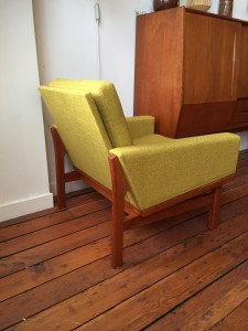 1960's Danish lounge chair designed by Eric Jorgensen reupholstered (SOLD)