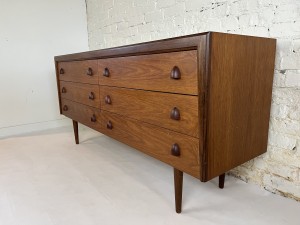 Handsome teak dresser made in the 1960s by RS and Associates, Montreal -(SOLD)