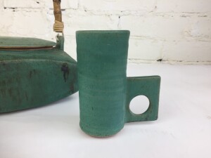 Exceptional Ceramic tea set by Canadian /English Potter Ron Tribe - the glaze and the design are really phenomenal - WOW (SOLD)