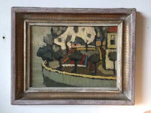 Herbert Siebner, a member of the Limners, a prominent group of Victoria-based artists, was born in 1925 to a cultured family in the city of Stettin, Germany - Original Oil Painting by Local Artist Herbert Siebner (SOLD)