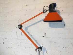 Super groovy and super functional Vintage adjustable task light /drafting light - so many uses - called the \SUPER LIGHT and for good reason :) -(SOLD)