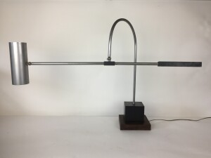 Unique custom made vintage desk lamp - heavy solid base for perfect stability - style and function - $400