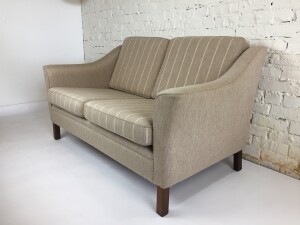 Incredible Vintage Classic Danish Modern 2 seater/Loveseat in excellent vintage condition - unbelievably comfortable and a fantastic compact size for smaller spaces - measures 54" Lx 33"D x 17"SH x 30"BH -(SOLD)