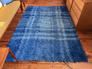 Gorgeous Scandinavian Rya rug to complete your room. measurements 65 x 96 inches $600
