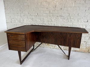 Exceptional Mid-century Modern rosewood desk by Peter Lovig - (SOLD)