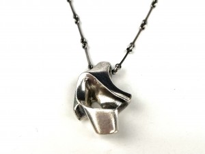 Stunning Sterling Silver Necklace by Designer Bjorn Weckstrom for Lapponia - Finland - (SOLD)