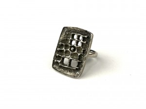 Incredible Modernist Ring by Robert Larin SOLD