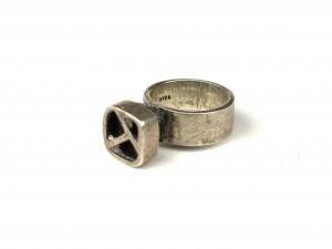 Handsome Mid-century Sliver Ring - stamped BOB and sterling - (SOLD)