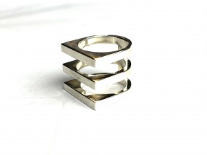 A great example of Danish silver modernist jewellery by Georg Jensen SOLD