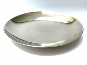 Sterling silver charger made in Denmark in 1957 by Just Andersen $350