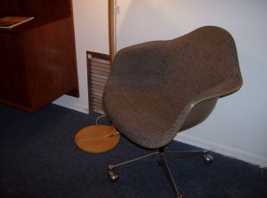 Original Vintage Eames office chair for Herman Miller w/original Alexander Girard fabric - (SOLD)