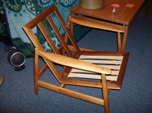 Stunning Mid-century modern teak lounge chair manufactured by Frem Rojle - Denmark - (SOLD)