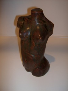 Stunning Bostlund Industries stoneware nude - circa 1972 - sculpted by Frank Fog - (SOLD)