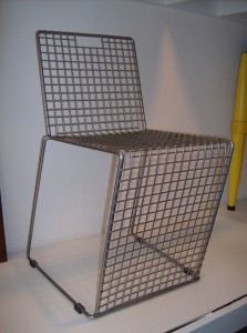 Fantastic vintage wire chair - great for indoor and/or outdoor use - 2 available - (SOLD)