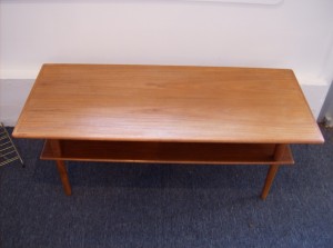 Fantastic 1960's teak 2 tier coffee table - condition is nice - it has the odd scratch on top- but nothing major - Only - (SOLD)
